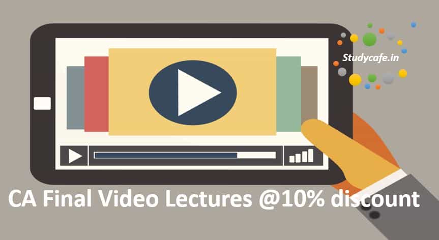 Buy Video Lectures for CA Final Nov 2018