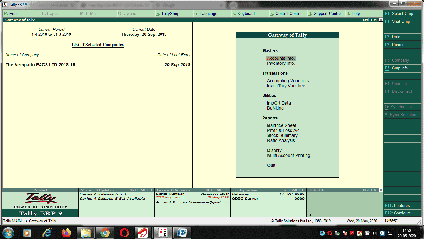 Tally ERP 9 Easy Learning Notes
