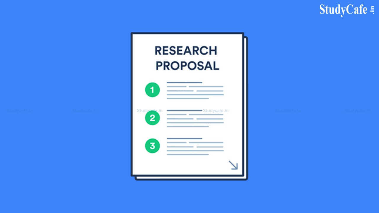 MCA invites research proposals under the scheme “Funding Research and Studies"