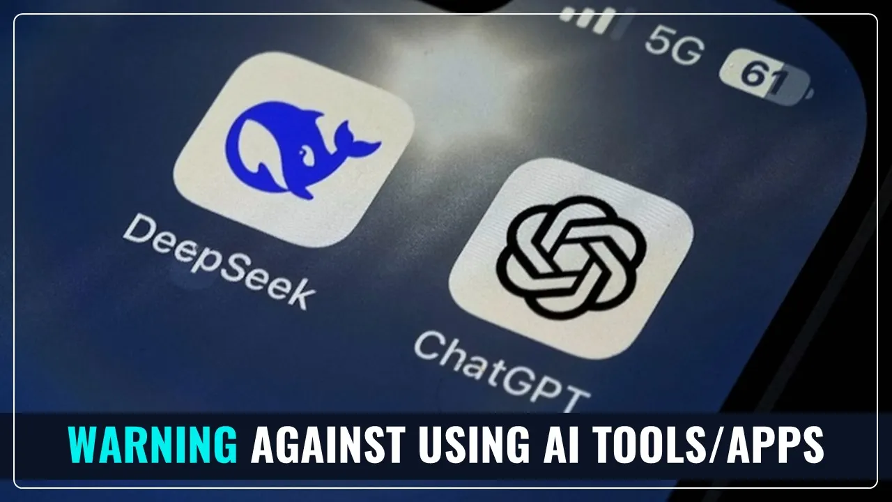 MoF issues warning against using AI tools/apps in Office Devices