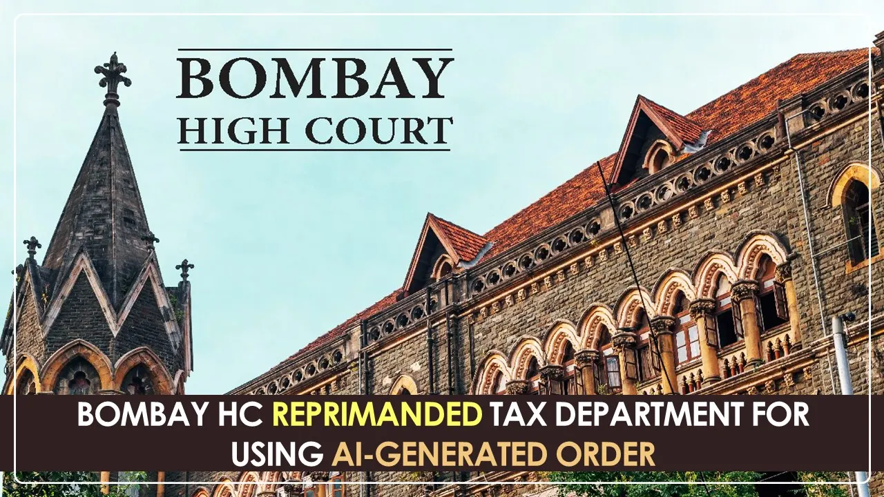 HC expresses Concern Regarding Tax Department's Use of AI to Issue an Order against Assessee