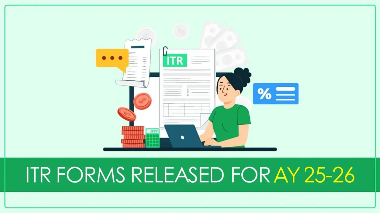Income Tax Return Breaking: ITR Forms released for AY 25-26