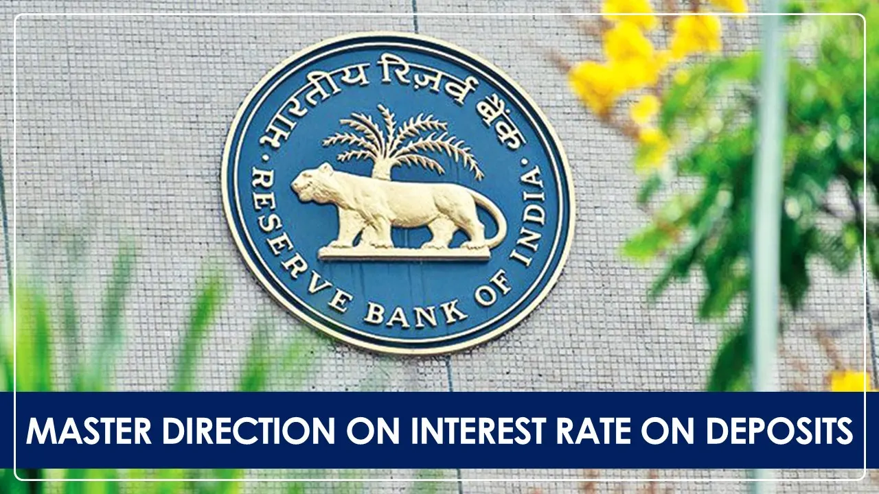 RBI Master Direction on Interest Rate on Deposits