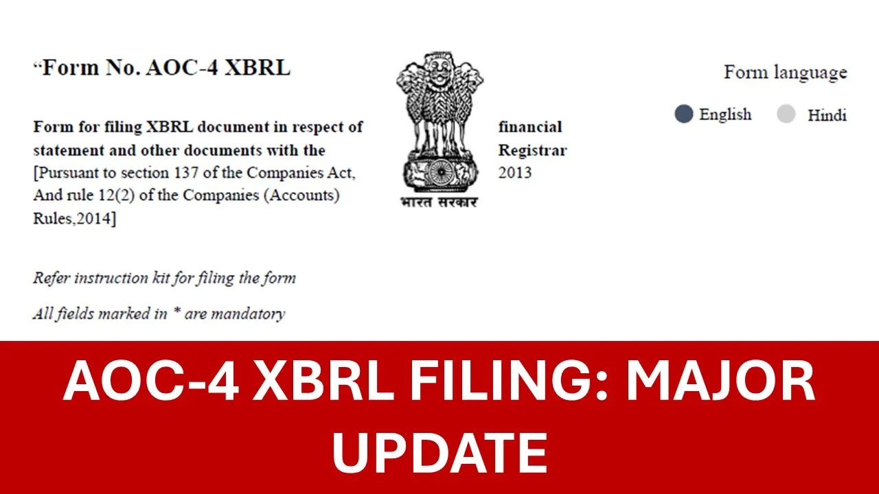 Company Annual filing 2025: Signed PDF Financials Now Required with AOC-4 XBRL Filing