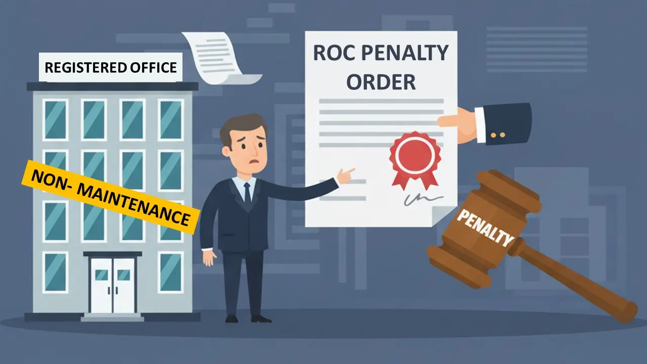 Company and Its Director Penalised For Not Maintaining Registered Office