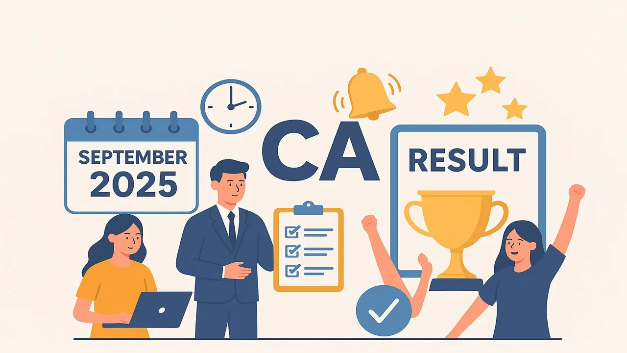 ICAI CA September 2025 Result: ICAI CA September 2025 Result to be Announced Soon at icai.nic.in