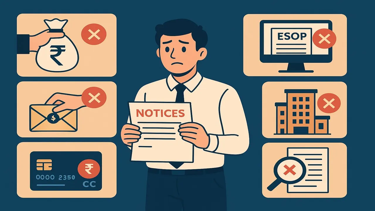 Common Reasons Why Salaried Employees Receive Income Tax Notices