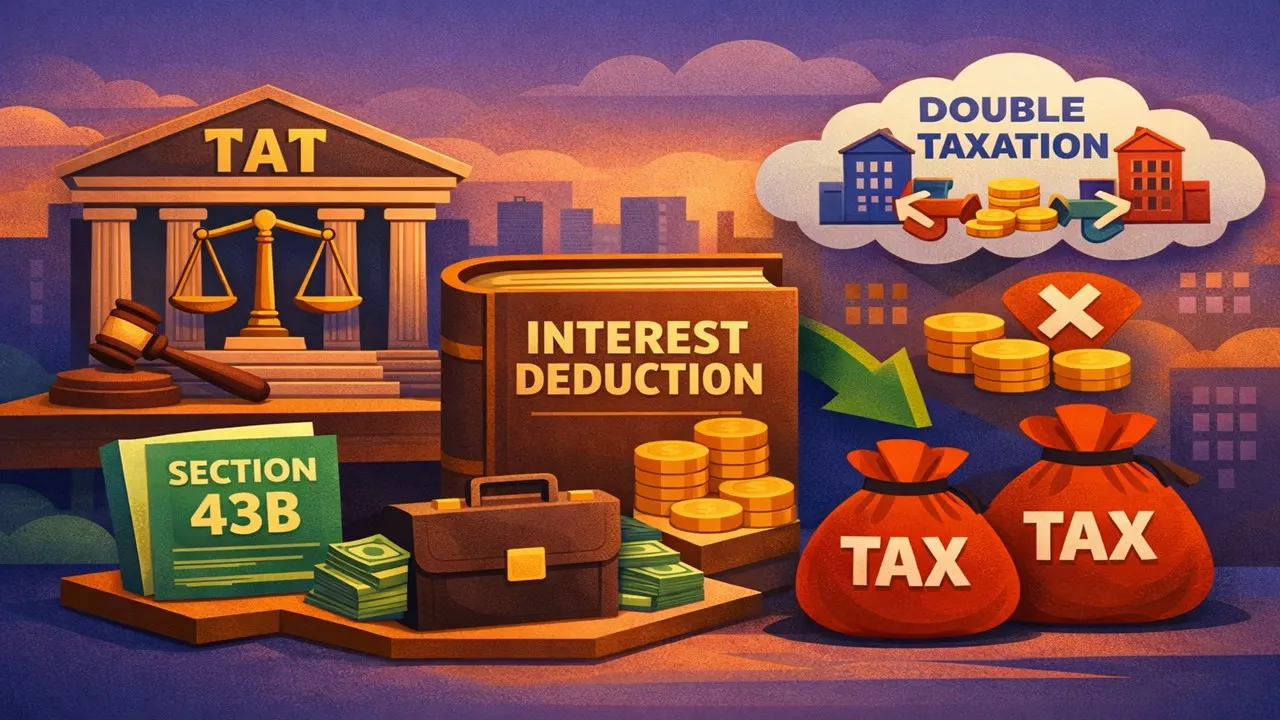 ITAT Allows Interest Deduction Under Section 43B to Avoid Double Taxation