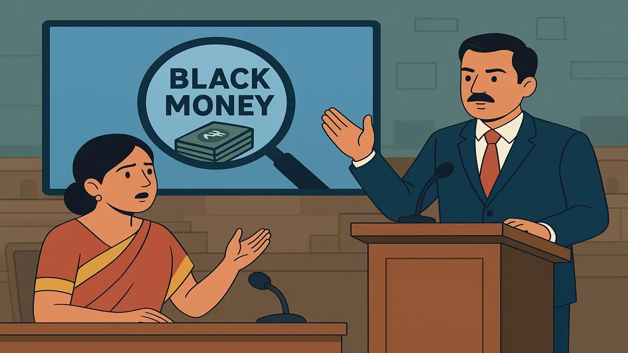 Ministry of State for Finance Clarifies Questions Raised in Lok Sabha Regarding Black Money