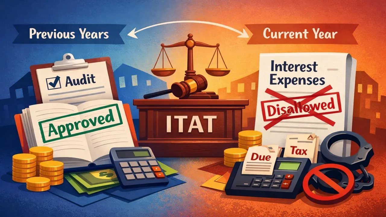 Interest Expenses Cannot Be Disallowed in Current Year If Genuineness Is Accepted in Previous Years: ITAT