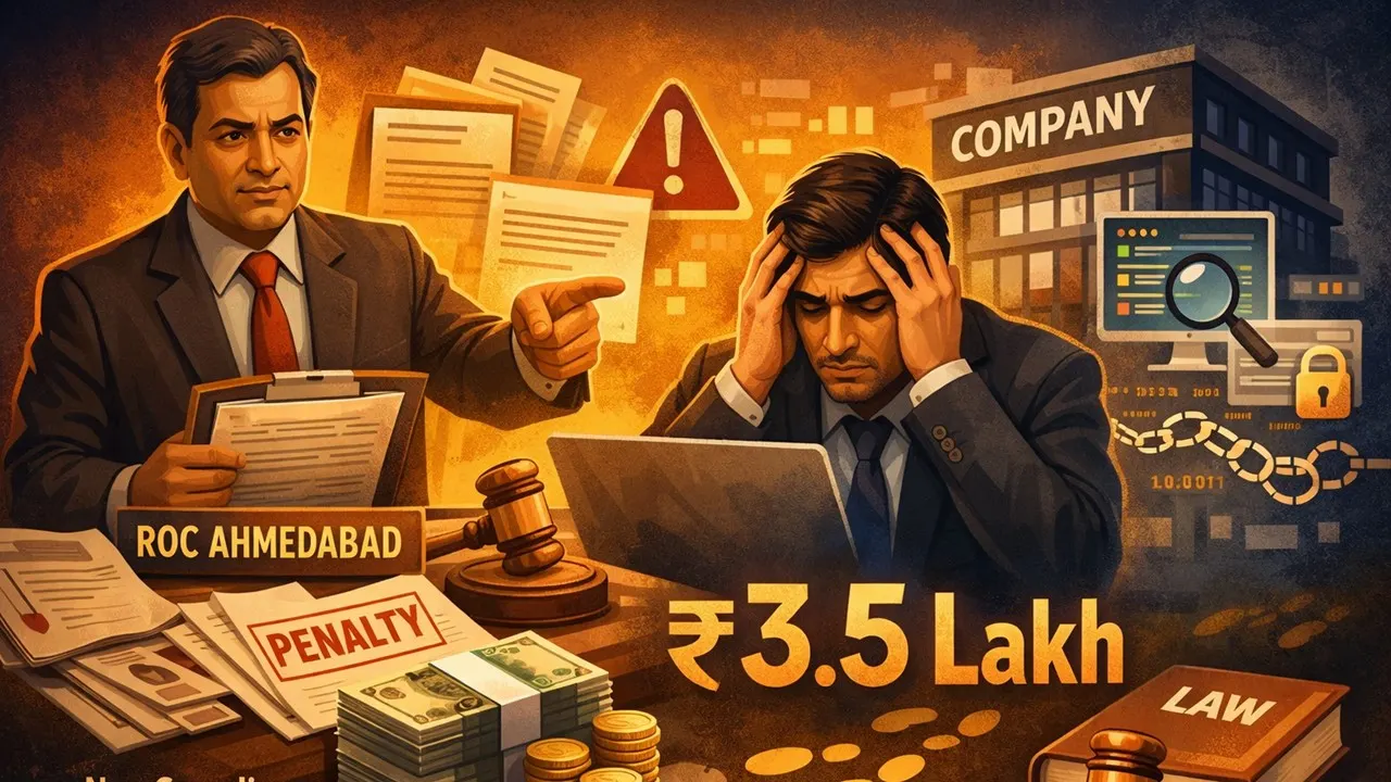 ROC Imposes Rs. 3.5 Lakh Penalty on Company and Its Director for Non-Maintenance of Audit Trail