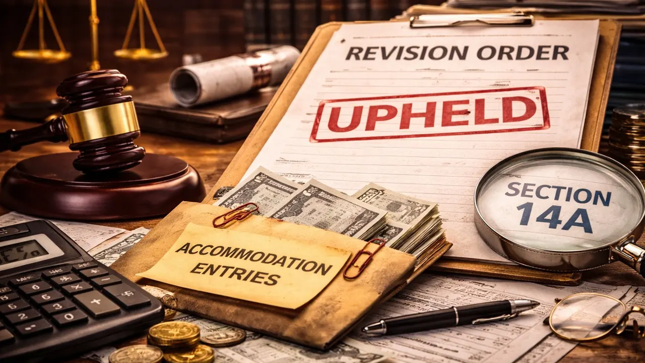 Revision Upheld for Inadequate Inquiry on Section 14A Disallowance and Alleged Accommodation Entries