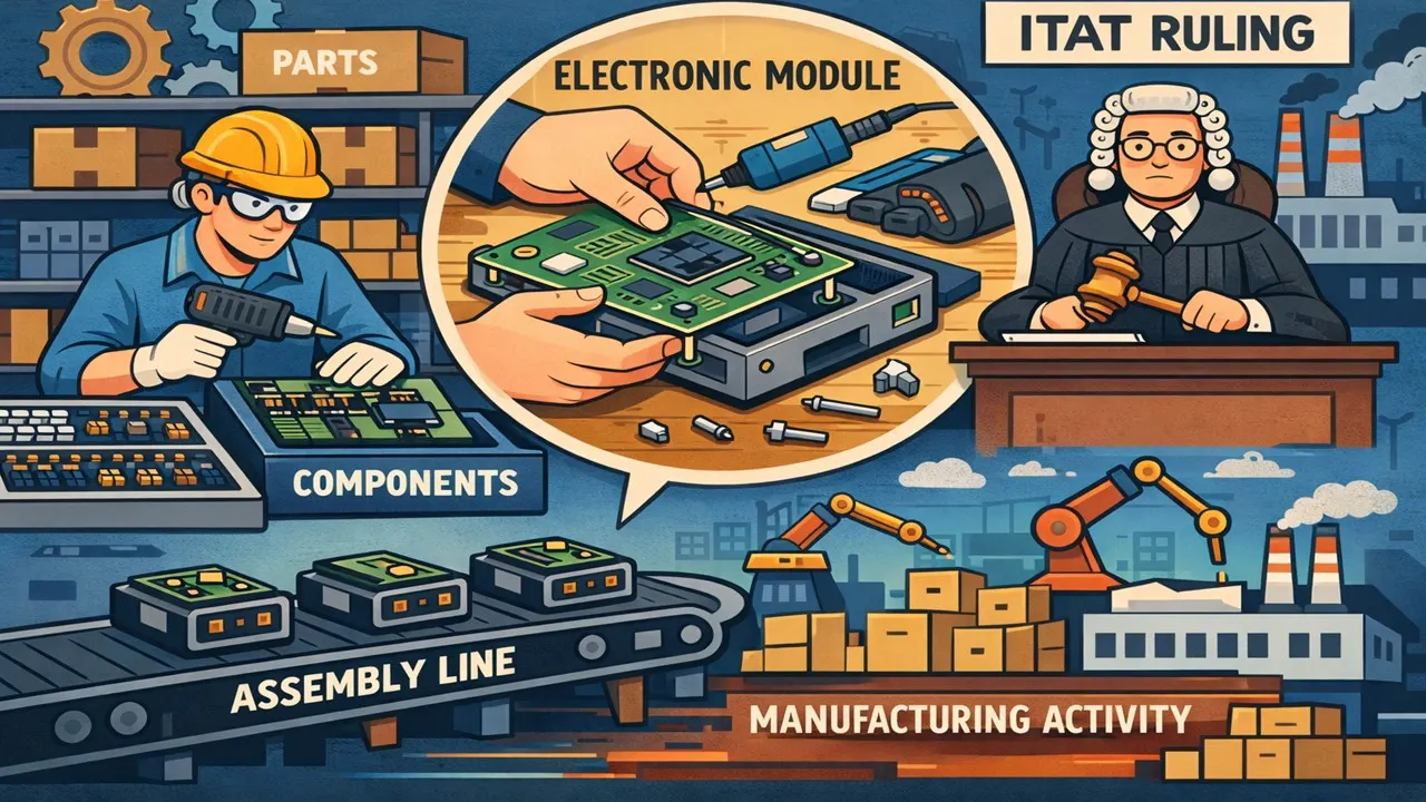Assembling Components into a New Commercial Product Would Qualify as Manufacturing Activity: ITAT