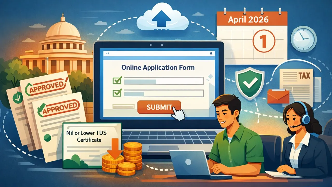 Big Relief! Govt Proposes New Electronic Option to Apply for Nil or Lower TDS Certificates; Effective April 2026