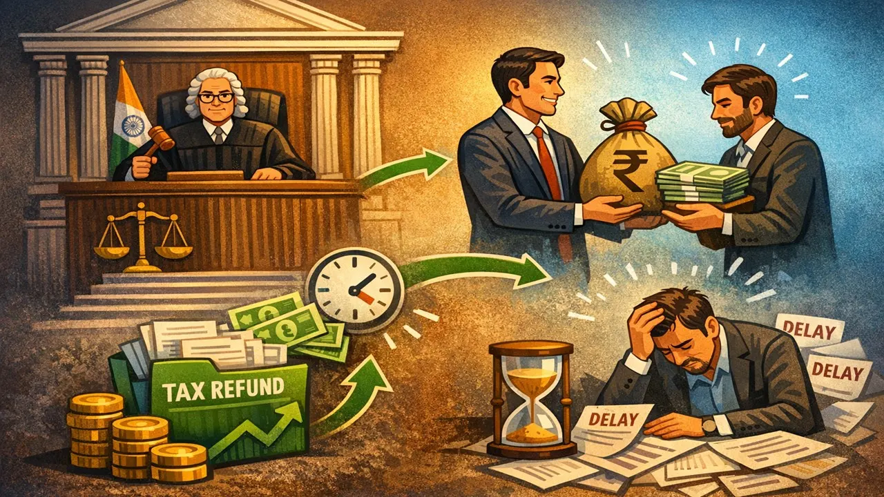 Interest on Income Tax Refund a Legal Right; Denial Permissible Only if Assessee Caused Delay: HC