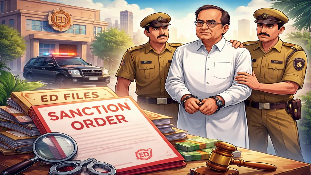 ED Places Prosecution Sanction Against P. Chidambaram in Aircel-Maxis Money Laundering Case