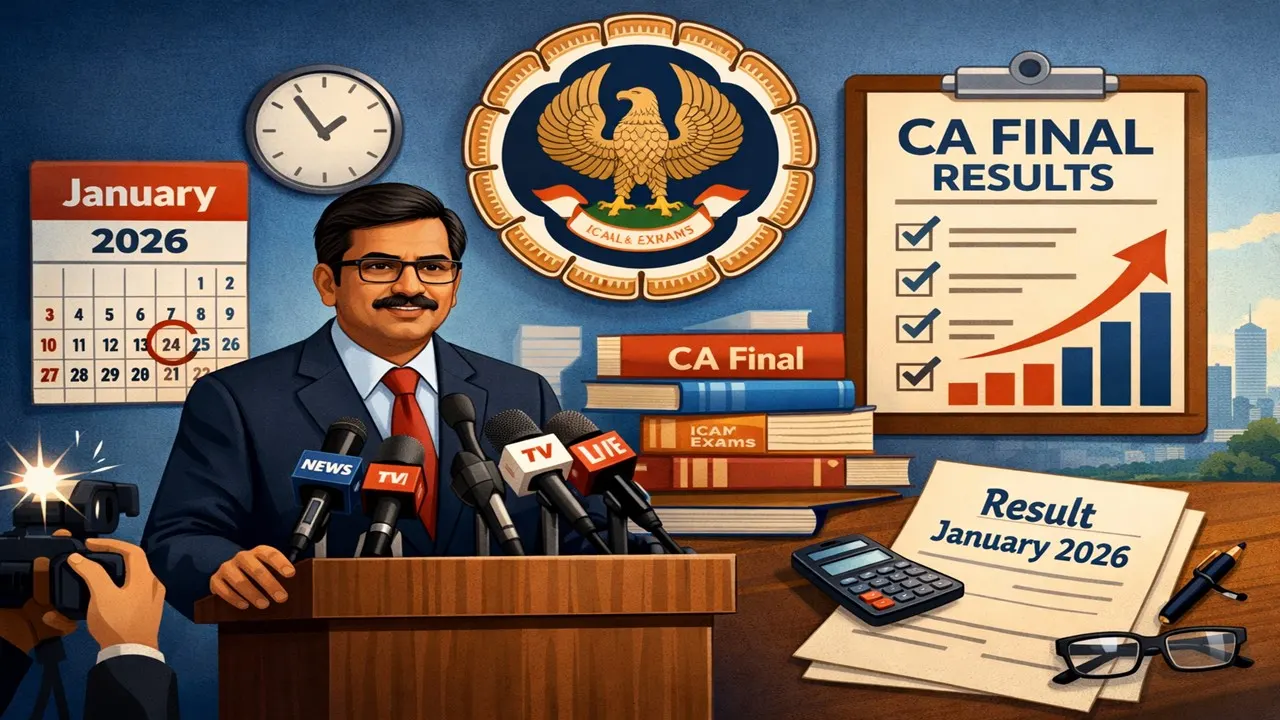 ICAI CA January 2026 Exam: ICAI Central Council Member Confirms ICAI CA Final January 2026 Result Date