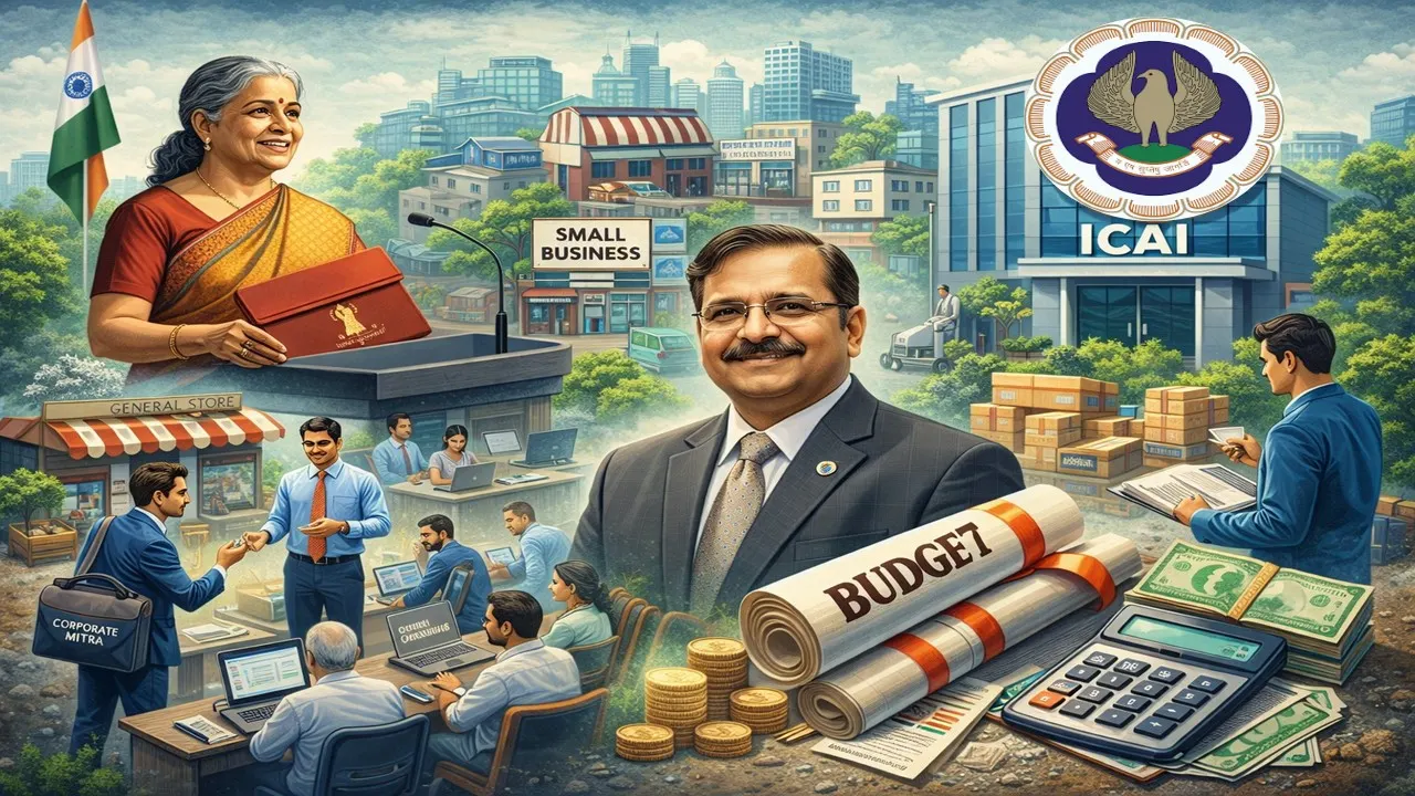 ICAI creates Corporate Mitra in line with Budget 2026 to support afforadable Professional Services in small cities