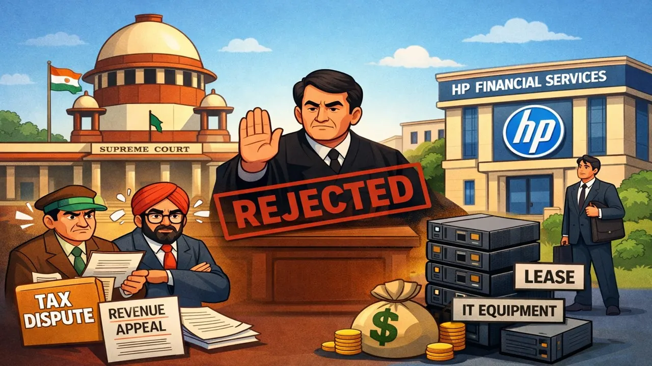 No Grounds to Interfere: SC Rejects Revenue’s Challenge Against HP Financial Services