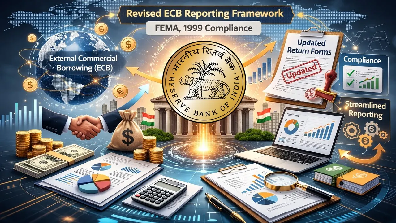 RBI Revises ECB Reporting Framework under FEMA Master Direction: New Return Forms Notified