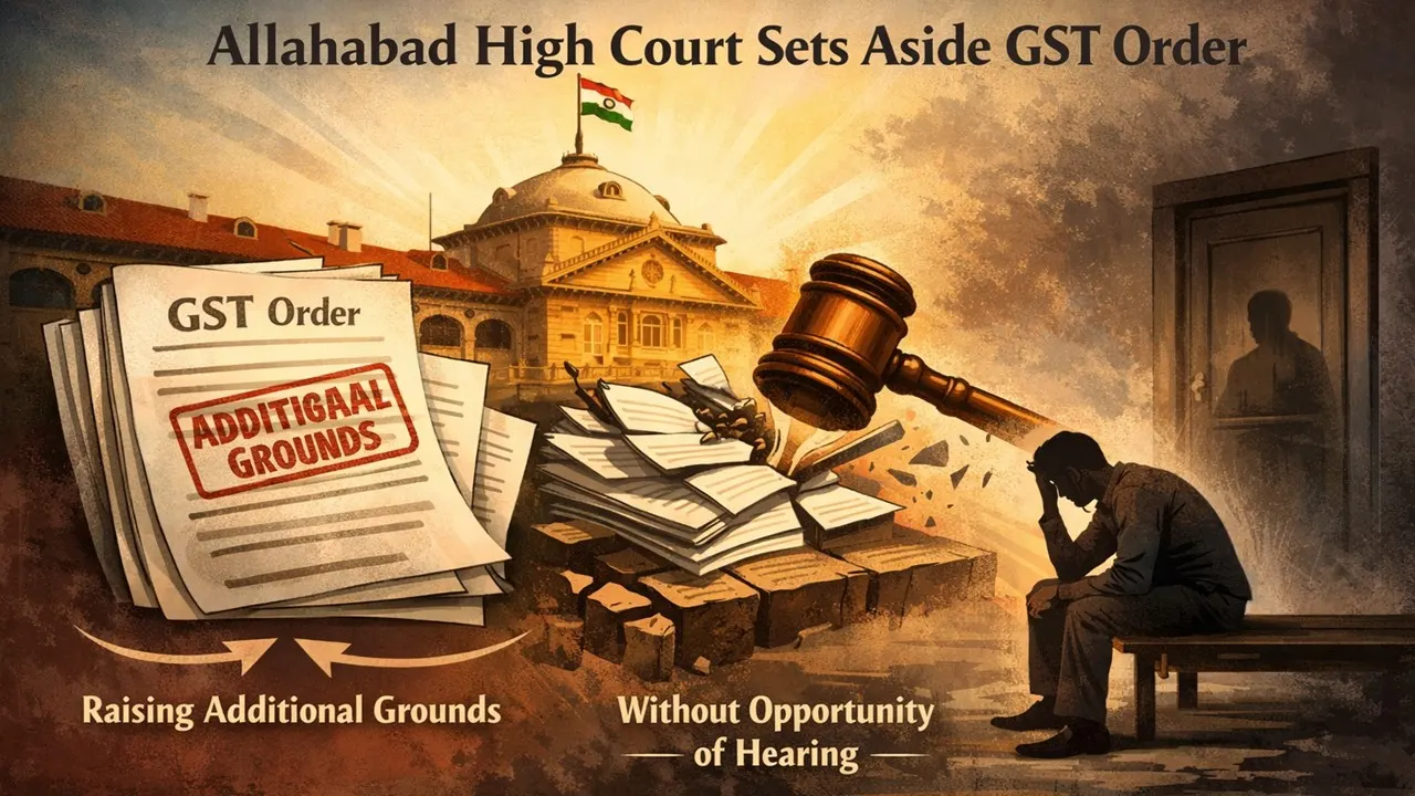 Quasi-Judicial Proceedings Must Remain Formal: Allahabad HC Quashes GST Order for Breach of Natural Justice