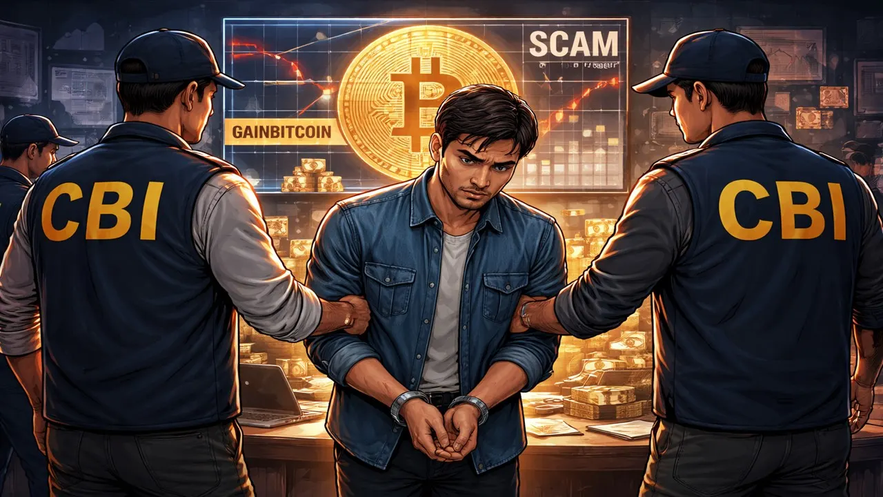 CBI Arrests Co-Founder of Darwin Labs for Role in Rs 20,000 Crore GainBitcoin Scam