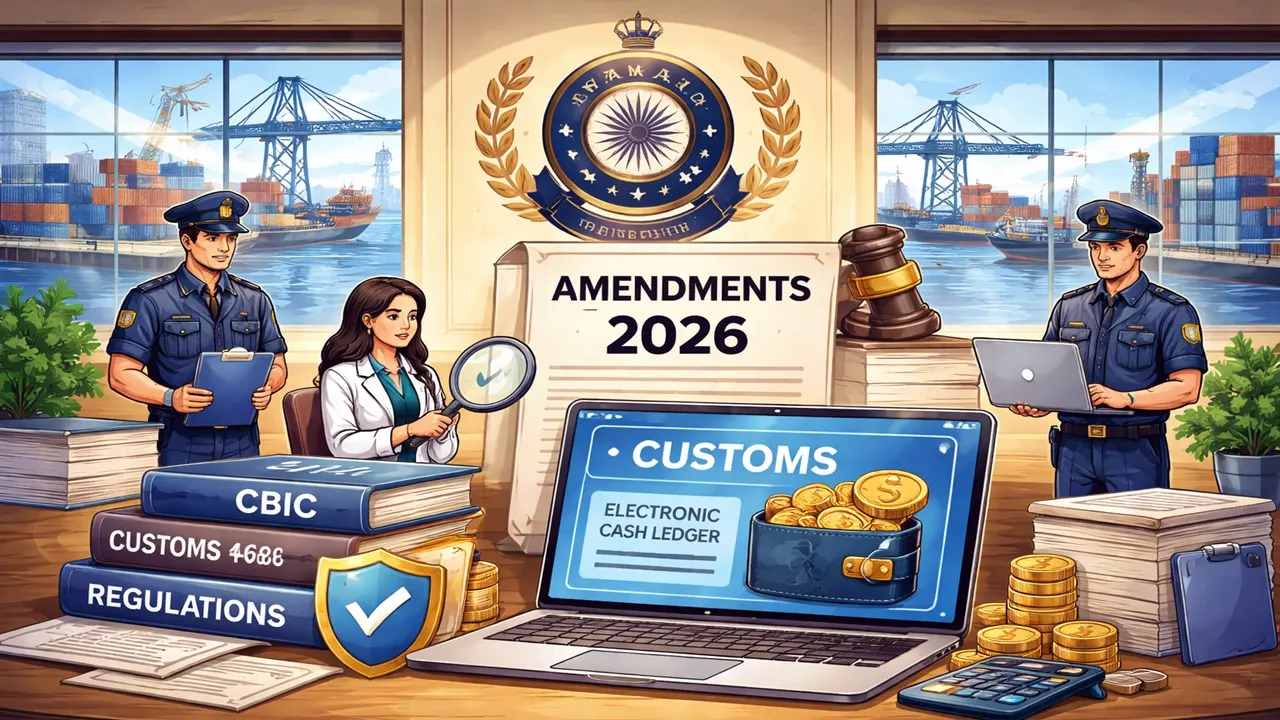 CBIC Notifies New Customs (Electronic Cash Ledger) (Amendment) Regulations, 2026
