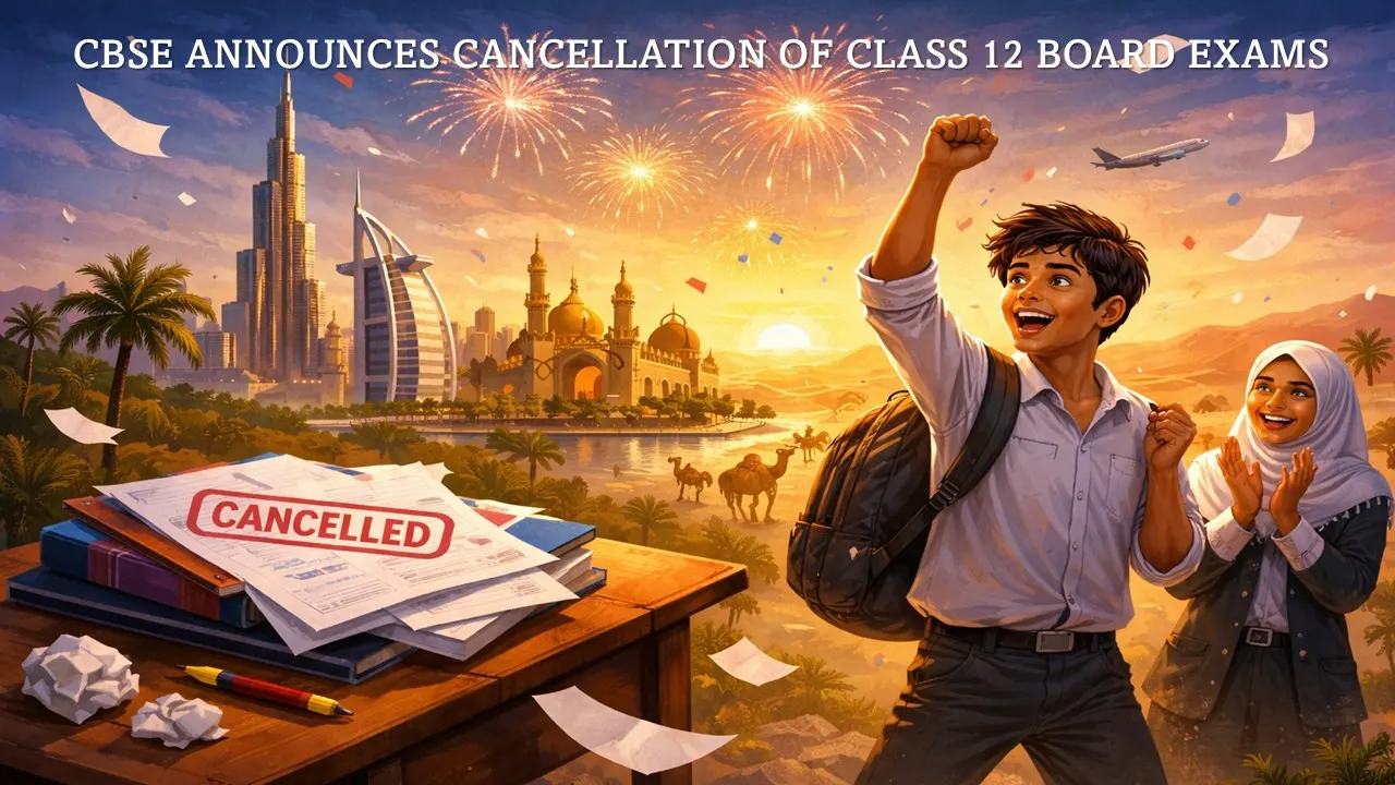 CBSE Announces Cancellation of Class 12 Board Exams in Middle East Countries