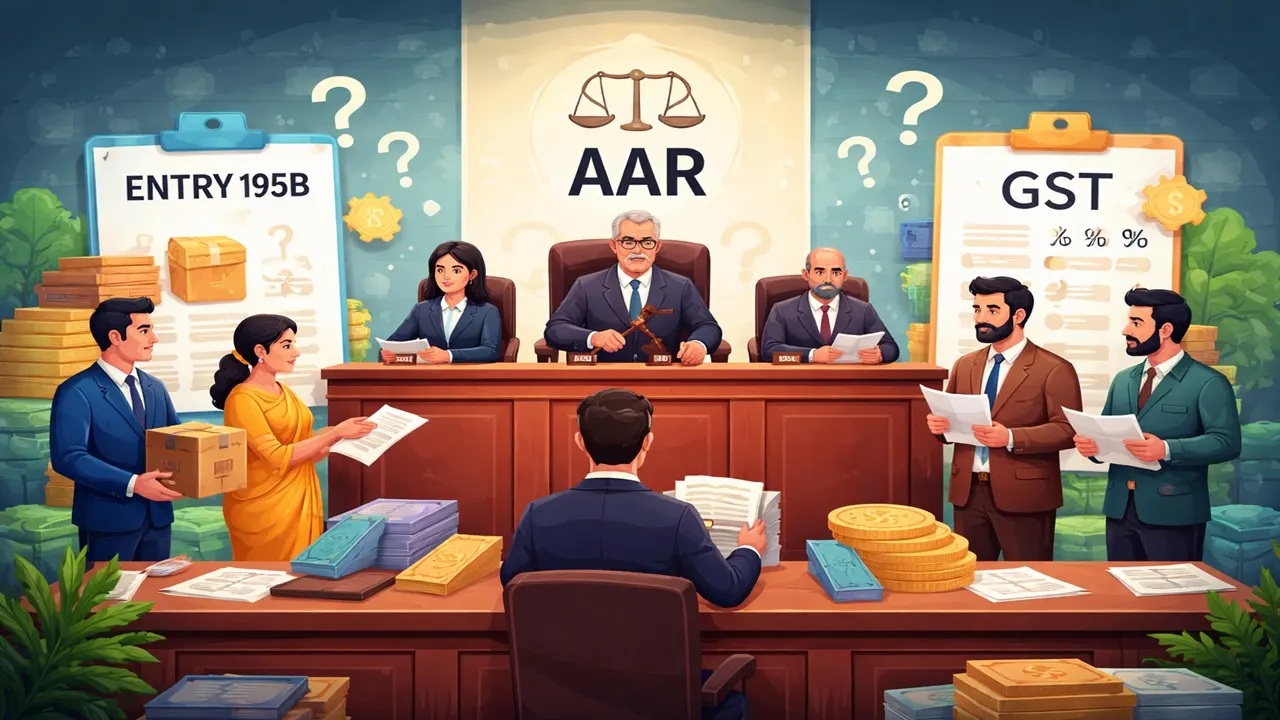 GST Classification Dispute on Entry 195B Raised Before AAR