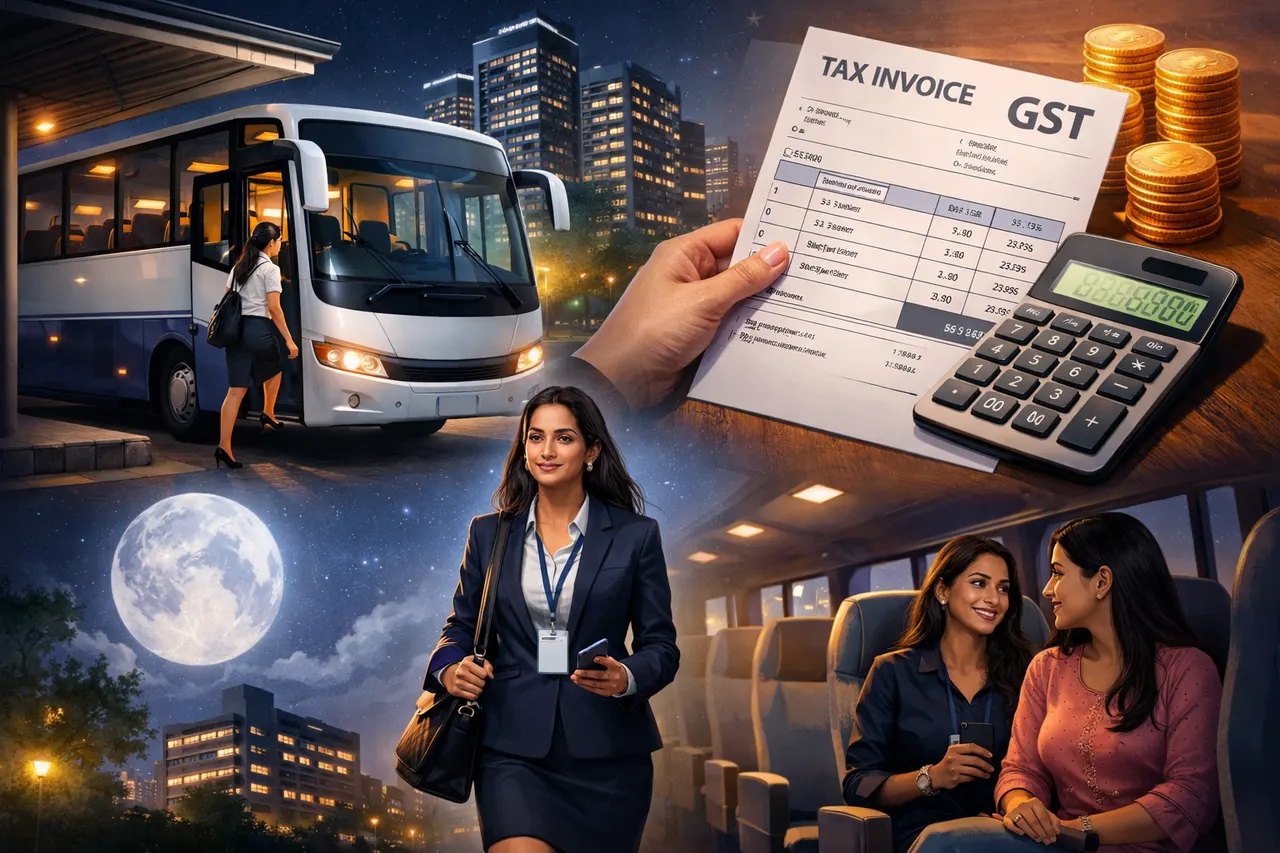 GST AAR: ITC Allowed on Mandatory Employee Transport, Limited to Night Shift Women