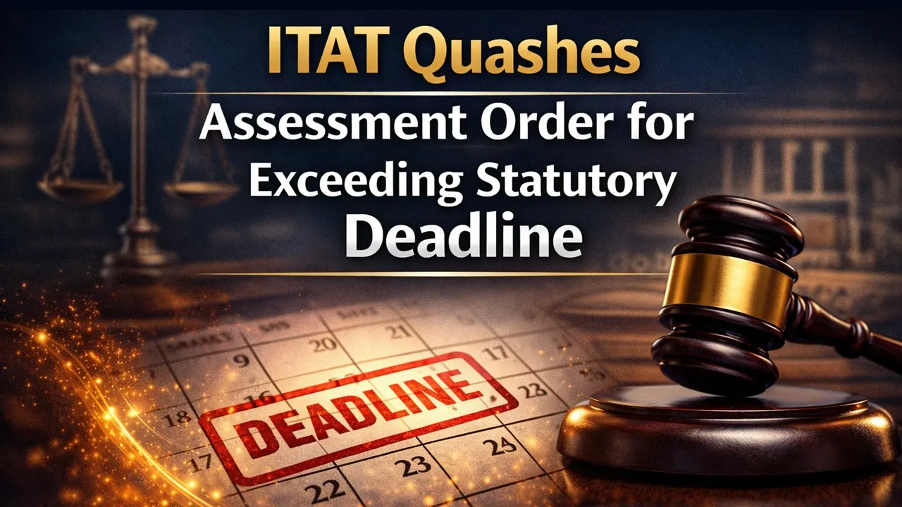 ITAT Quashes Assessment Order for Exceeding Statutory Deadline
