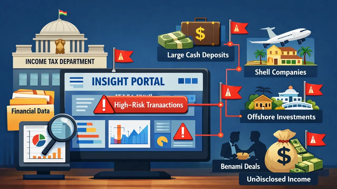 Income Tax Department Flags High-Risk Transactions on Insight Portal