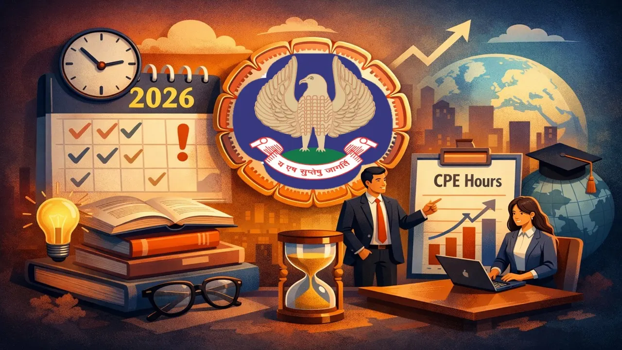New CPE Guidelines by ICAI: Revised CPE Hour Requirements for Calendar Year 2026 Onwards