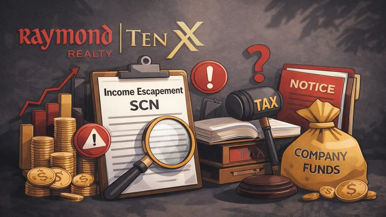 Raymond Reality's Subsidiary Receives SCN Alleging Income Escapement