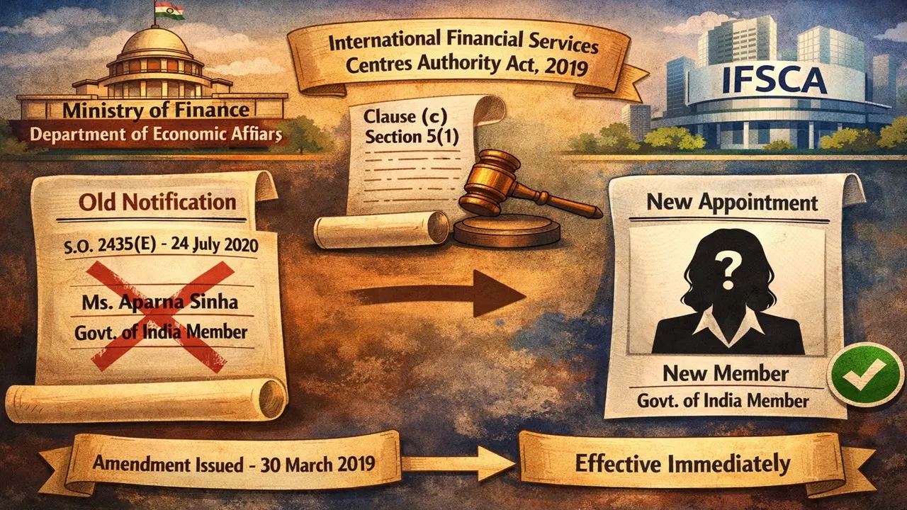 Govt appoints Aparna Sinha as new member of International Financial Services Centres Authority