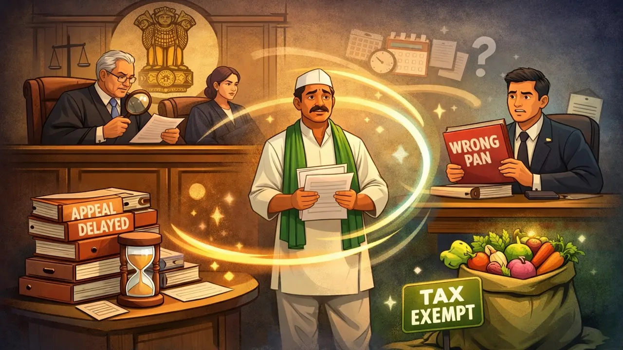 ITAT: Delay in Filing Appeal Should Be Condoned When Assessee Faces Genuine Procedural Difficulties; APMC Income Fully Exempted