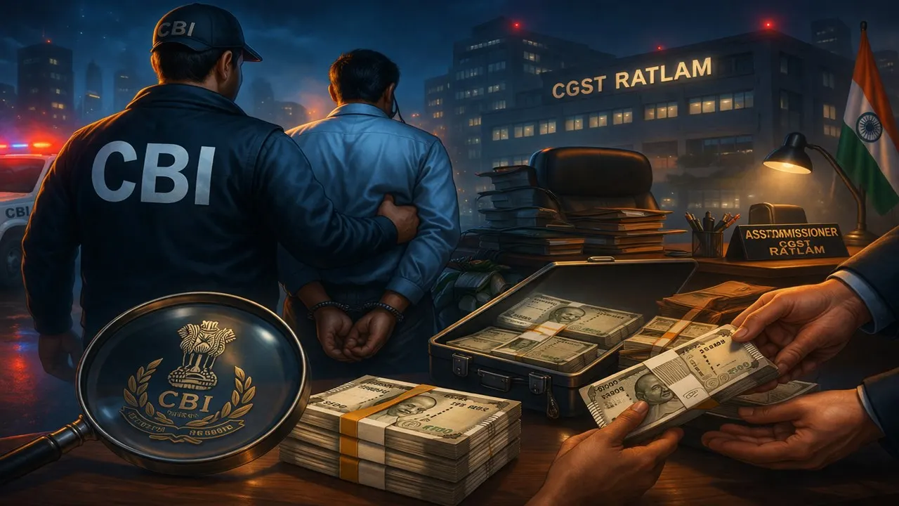 GST Assistant Commissioner arrested by CBI in Rs 5 lakh Bribery Case