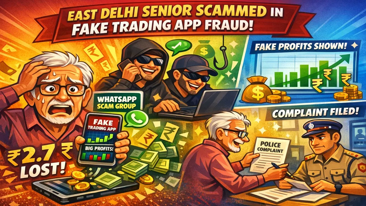 Elderly Person Cheated Out of Rs 2.7 Crore Through a WhatsApp Group, Victim Made Through Fake Trading App