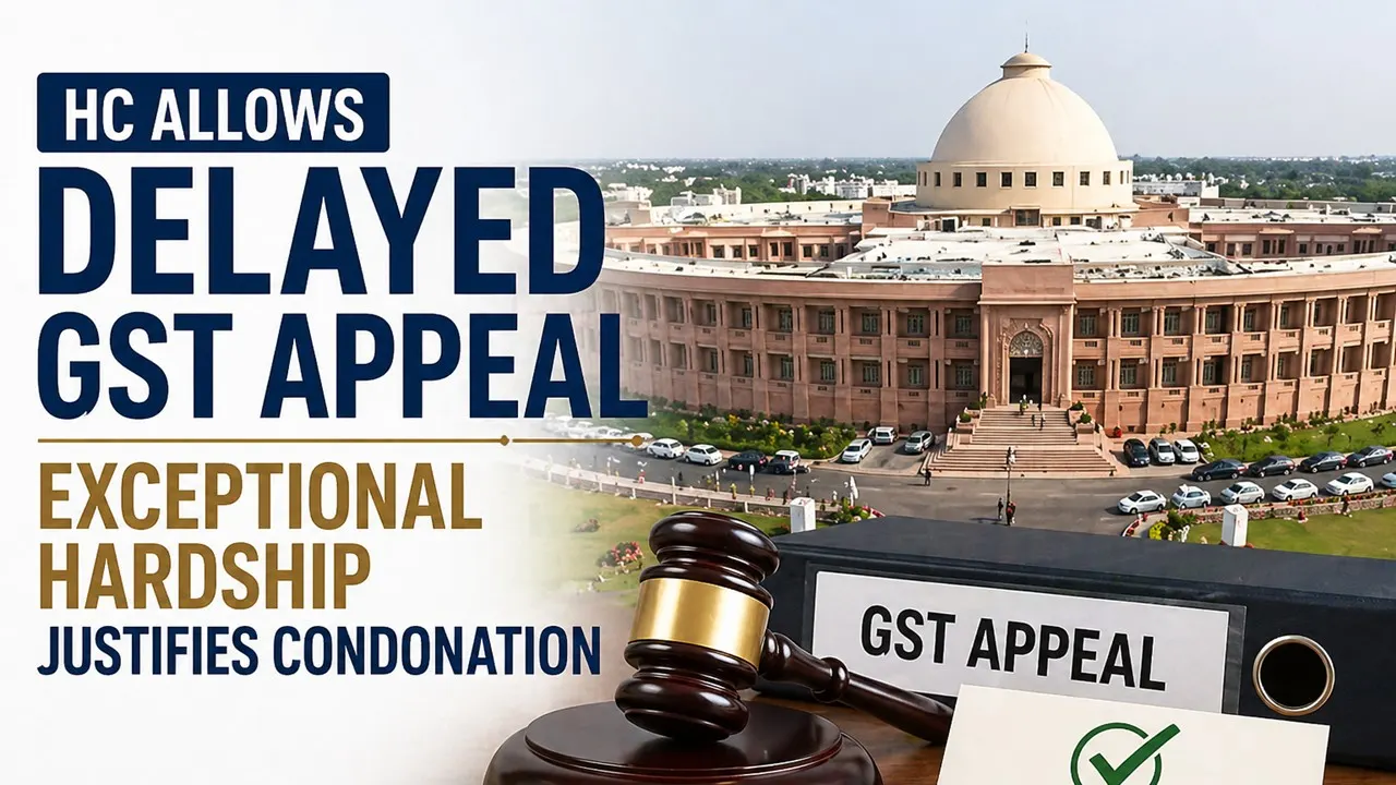 HC Allows Delayed GST Appeal; Exceptional Hardship Justifies Condonation