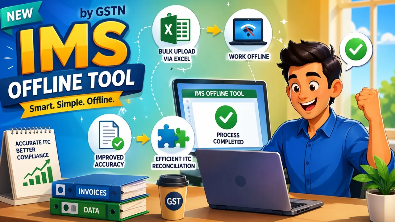 GST Introduced IMS Offline Tool to Simplify Bulk Invoice Processing