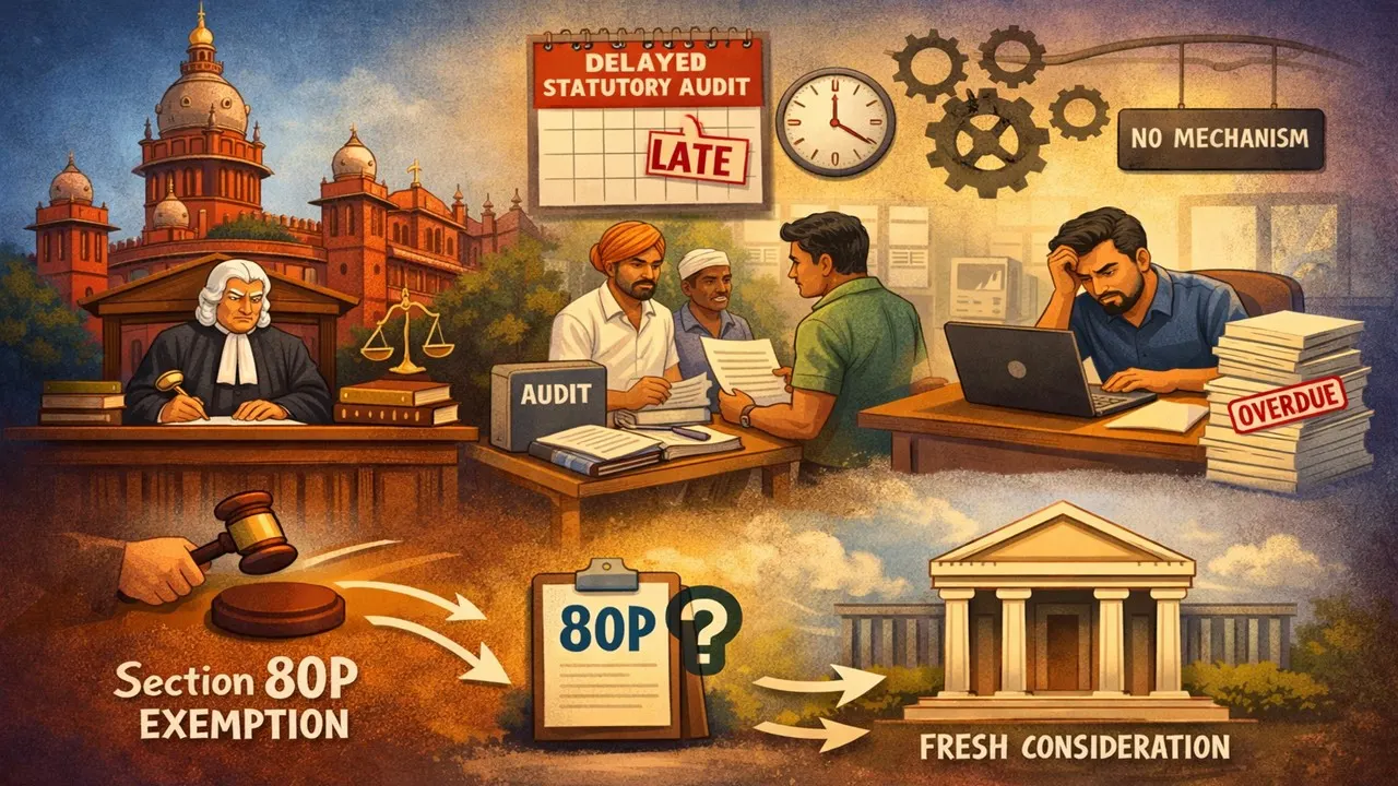High Court Grants Section 80P Exemption despite Belated ITR Filing