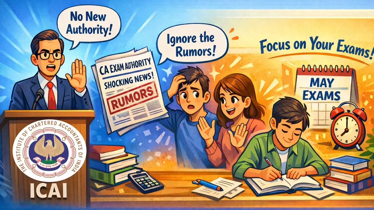 Official Update: ICAI Denies Claims of New Authority for CA Exams