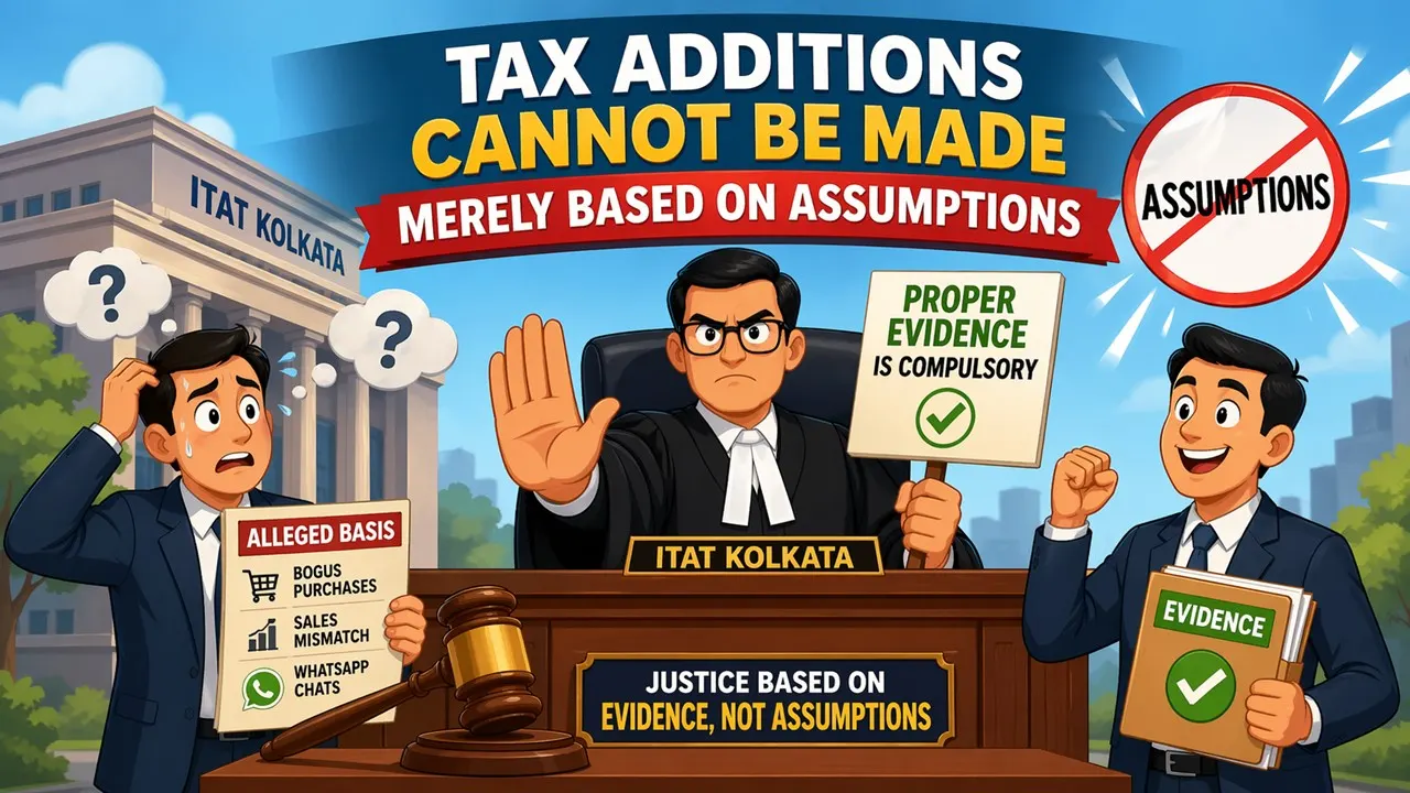 ITAT Quashes Assumption-Based Additions; Holds Tax Additions Are Unjustified Without Solid Evidence