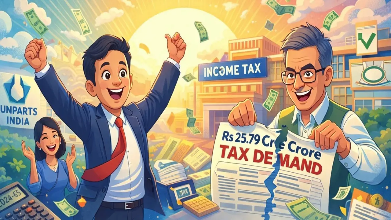 Income Tax Deletes Rs 25.79 Crore Tax Demand Raised Against Uniparts India Ltd for AY 2024-25