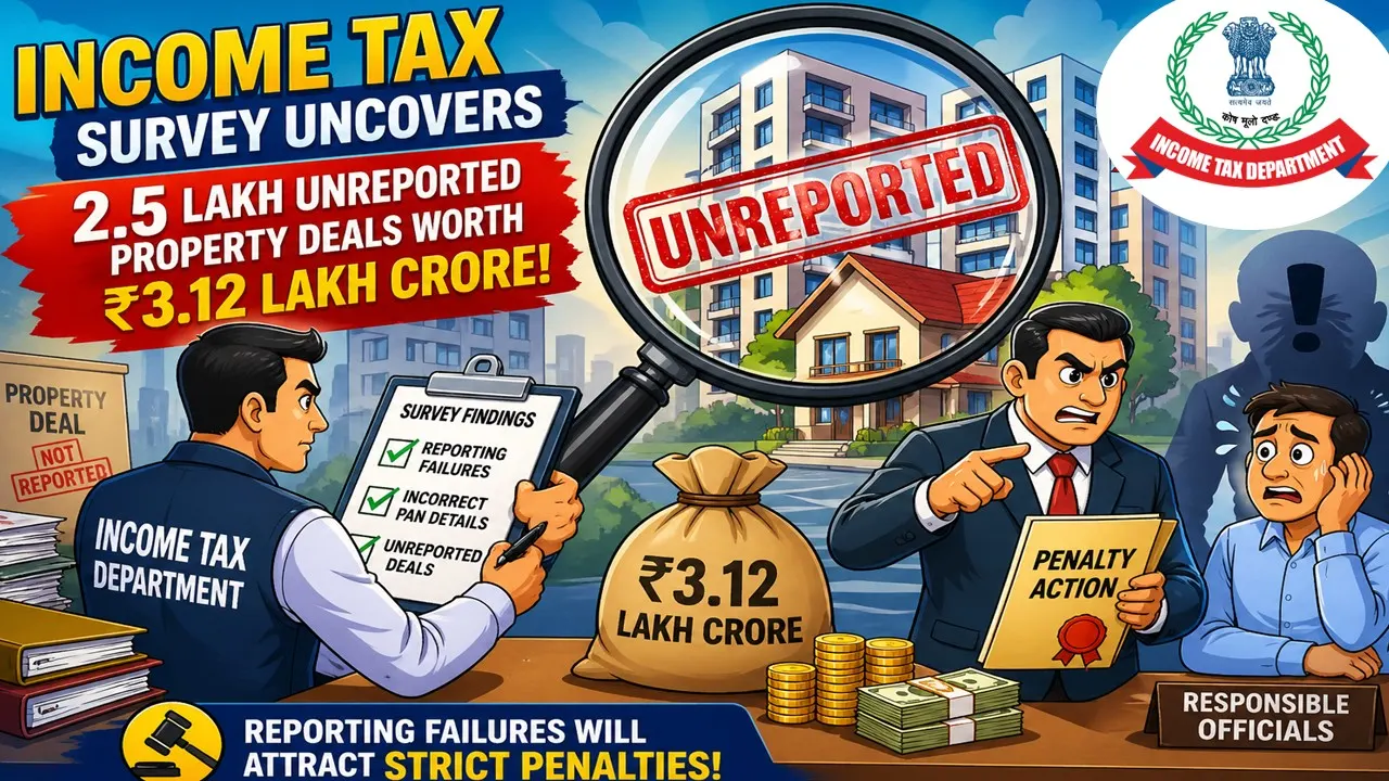 Income Tax Department Uncovered Massive Unreported Property Deals Worth Rs 3.12 Lakh Crore Across Multiple States