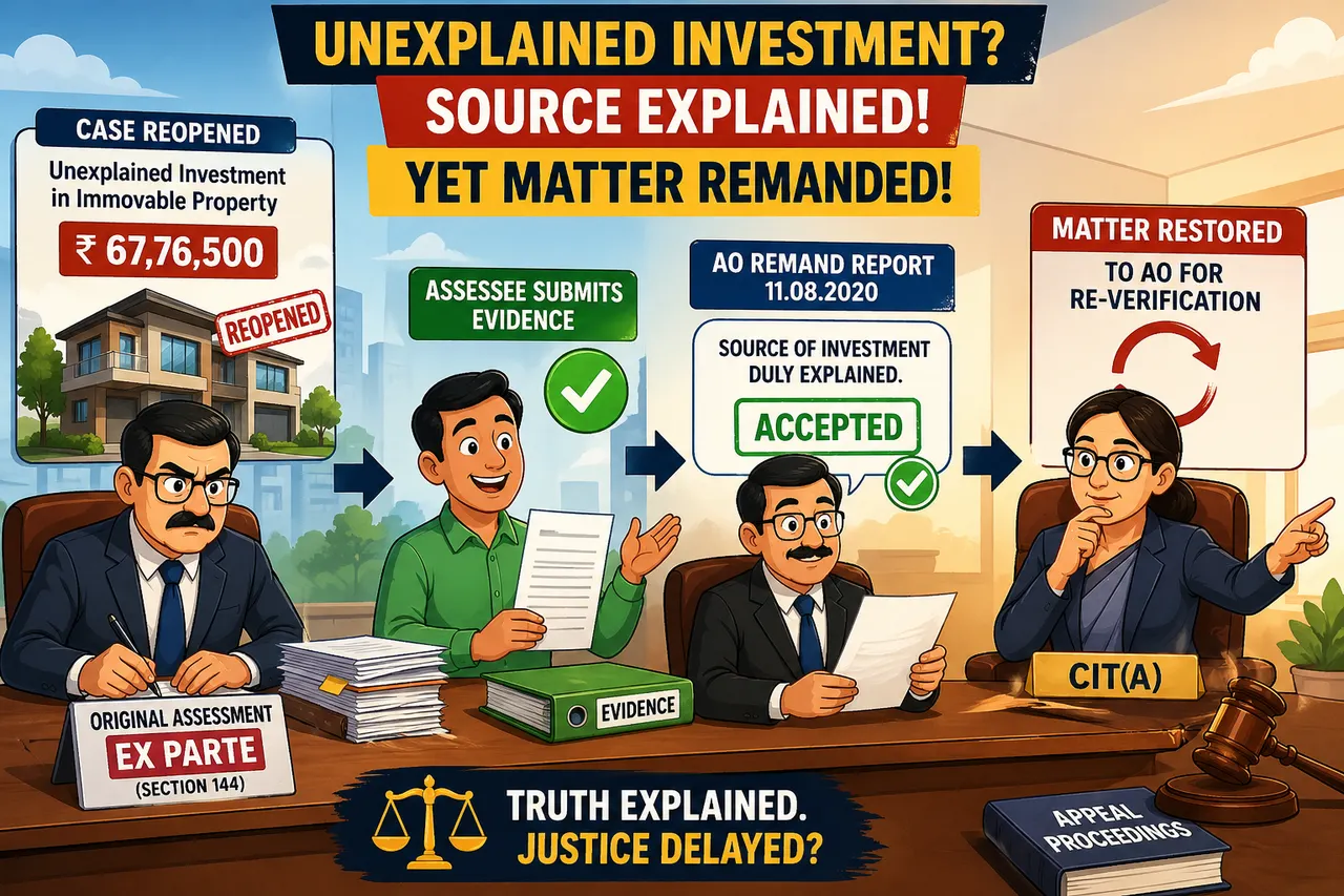 Taxpayer Wins: Tribunal Slams Unnecessary Re-investigation After Source of Funds Was Already Proven