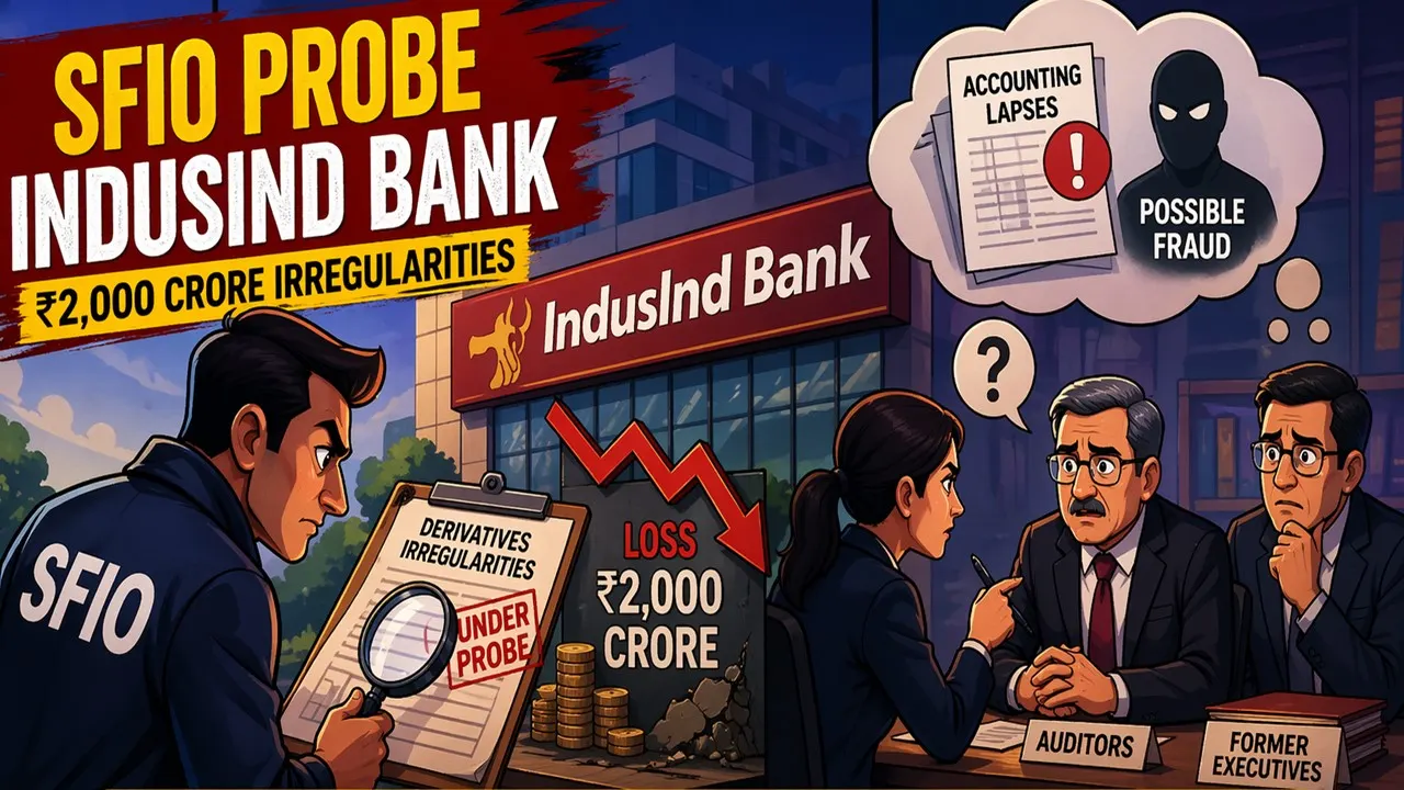 SFIO summons 4 Big Audit Firms over Rs 2,000 Crores IndusInd Bank’s Derivatives Irregularities