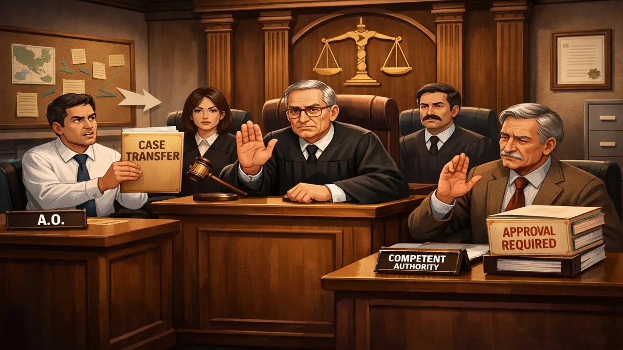Tribunal Holds AO Cannot Transfer Case Without Competent Authority’s Approval Under Section 127