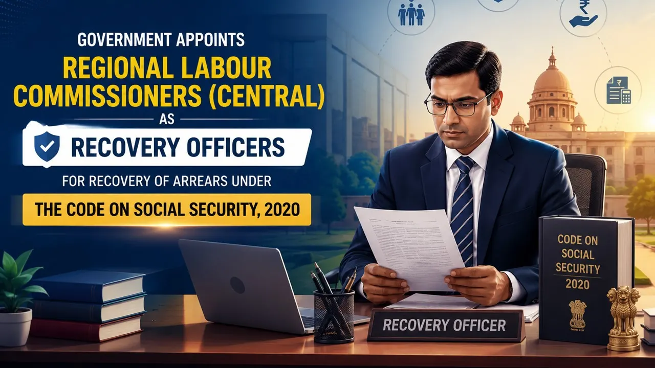 Govt Designates RLCs as Recovery Officers Under Social Security Code, 2020