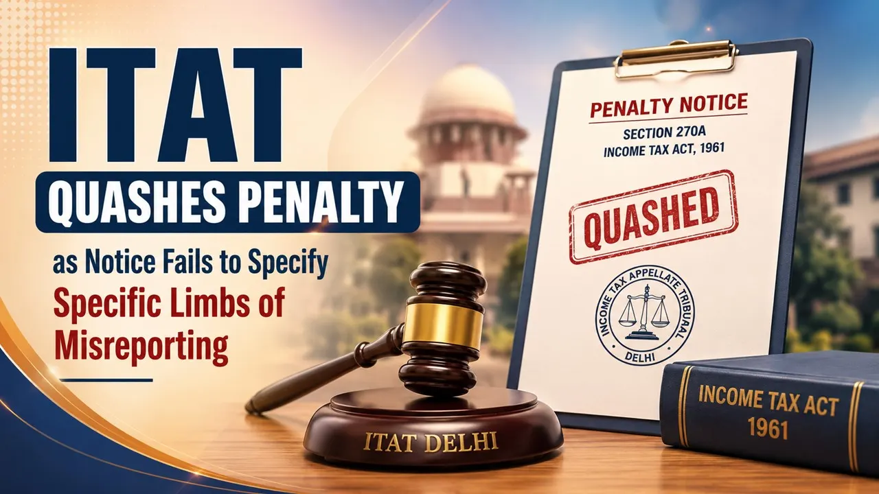 ITAT Deletes Income Tax penalty against incorrect HRA Exemption